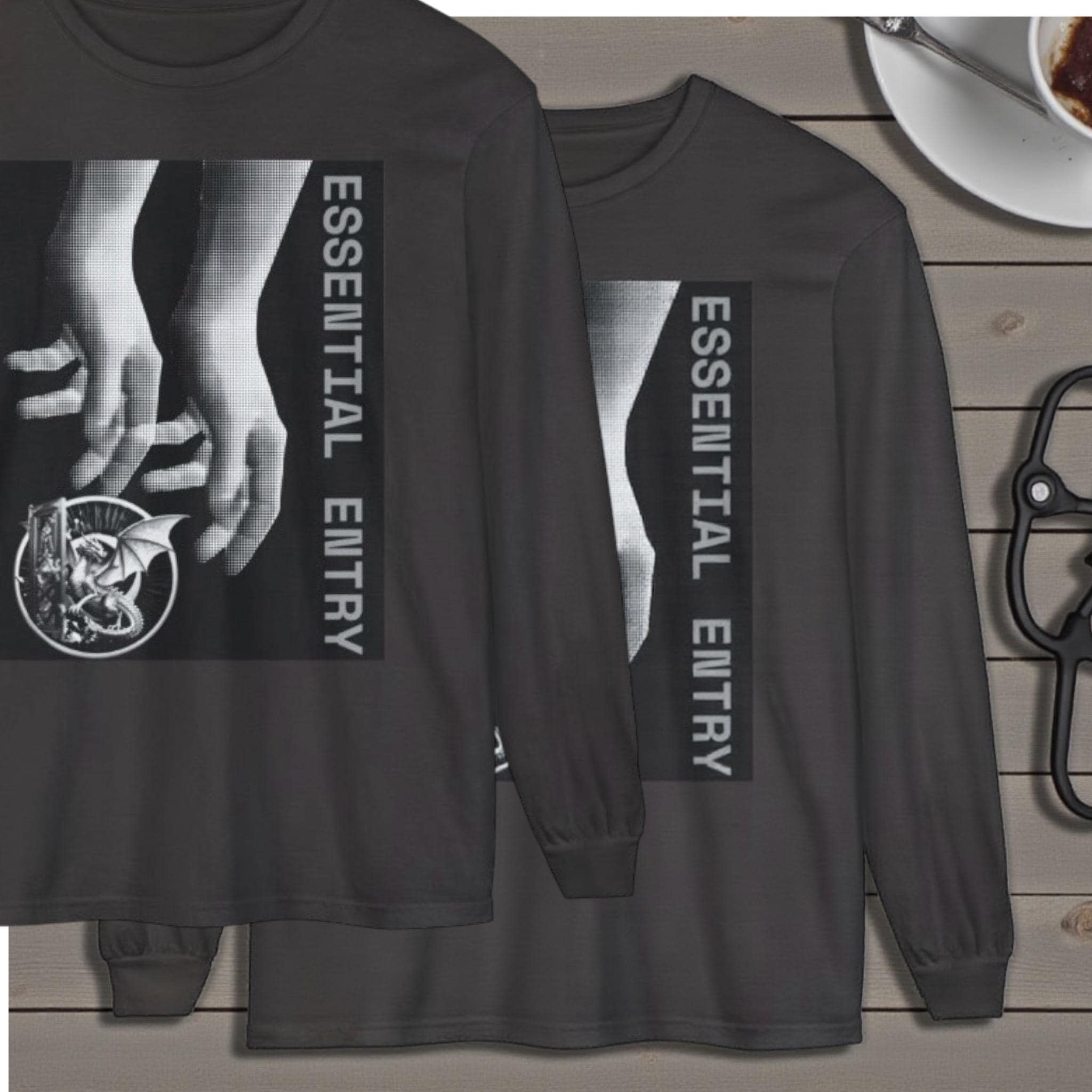 Essential Entry Dragon’s Grasp Unisex Tee – Embrace Power & Simplicity”