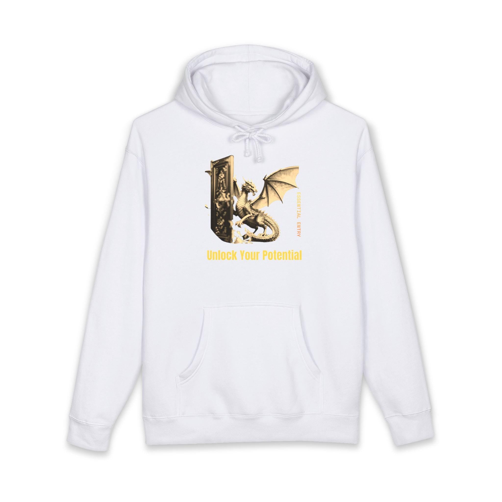 Golden Dragon Hoodie – Heavyweight Fleece Lined Sweatshirt Unlock Potential