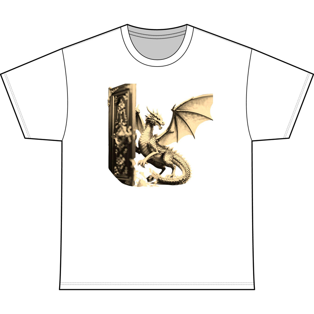 Golden Dragon Ascension Unisex Heavyweight Tee
