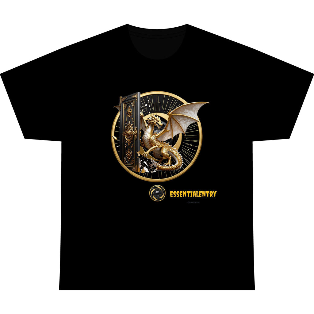 Essential Entry Golden Dragon Unisex Heavyweight Tee”