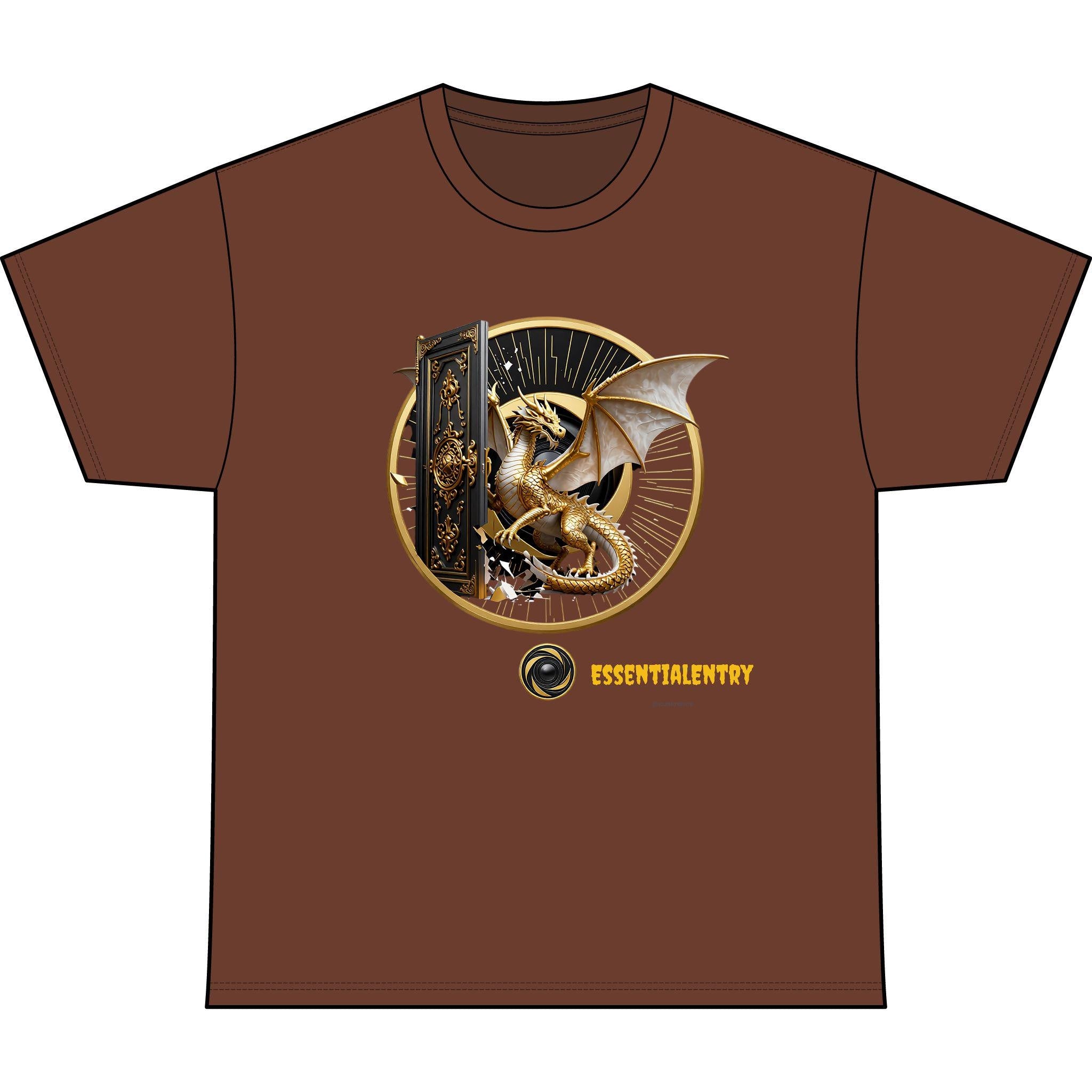 Essential Entry Golden Dragon Unisex Heavyweight Tee”