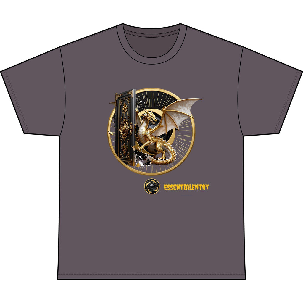 Essential Entry Golden Dragon Unisex Heavyweight Tee”