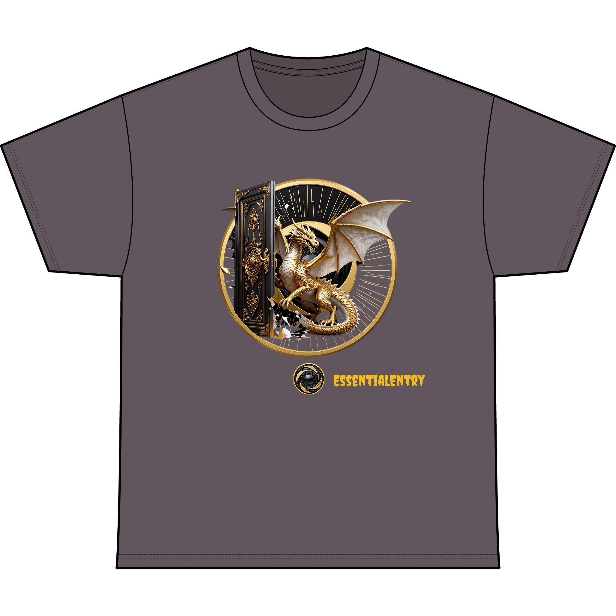 Essential Entry Golden Dragon Unisex Heavyweight Tee”