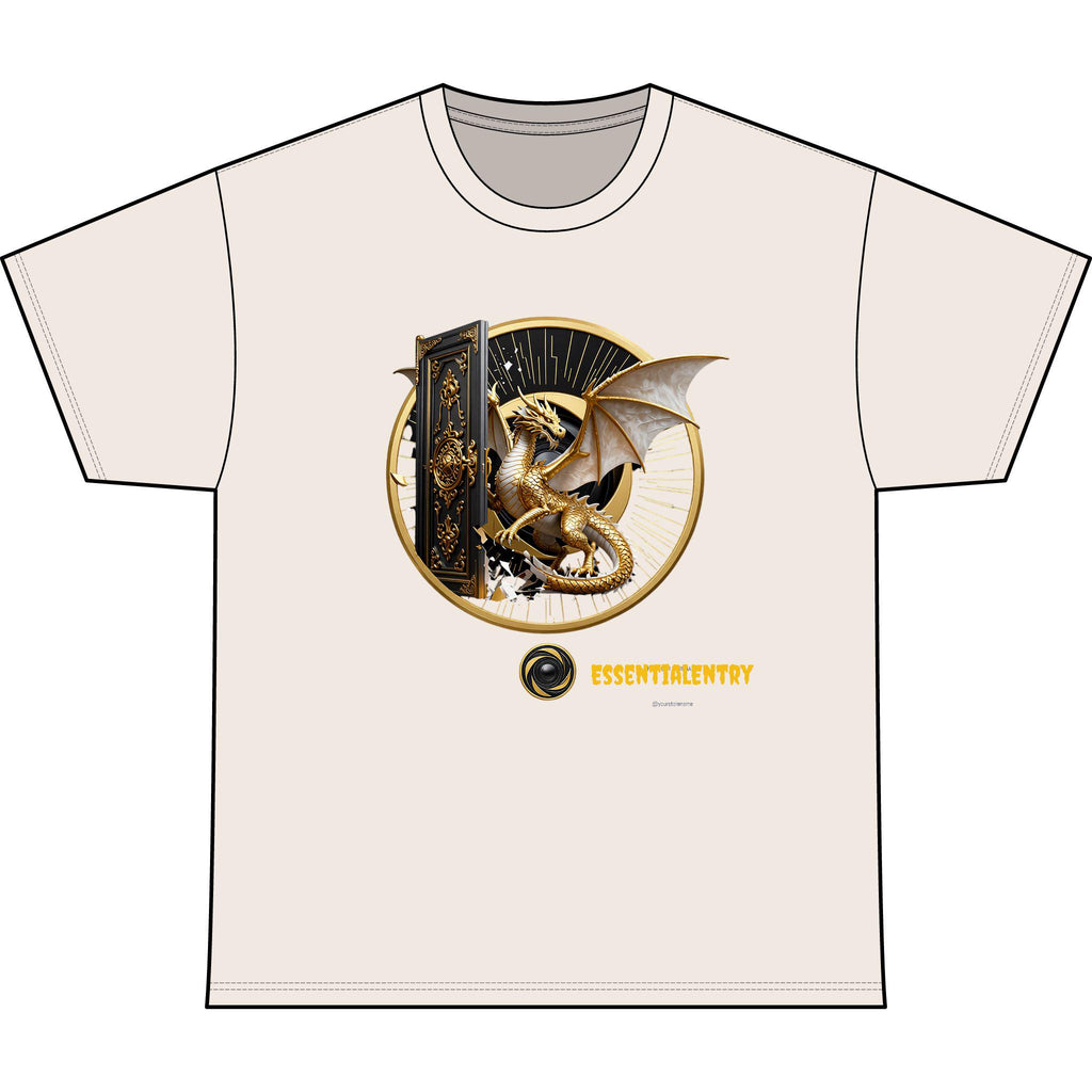 Essential Entry Golden Dragon Unisex Heavyweight Tee”