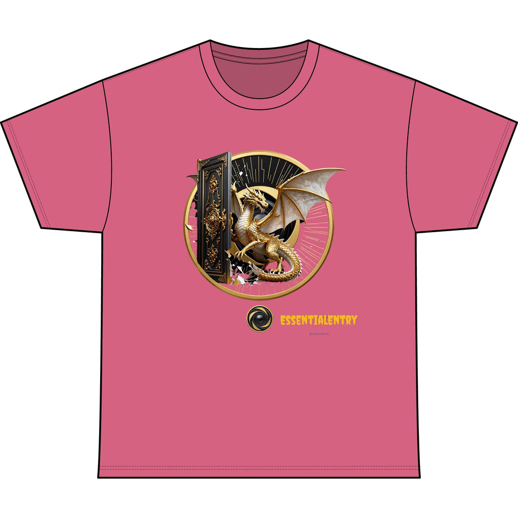 Essential Entry Golden Dragon Unisex Heavyweight Tee”