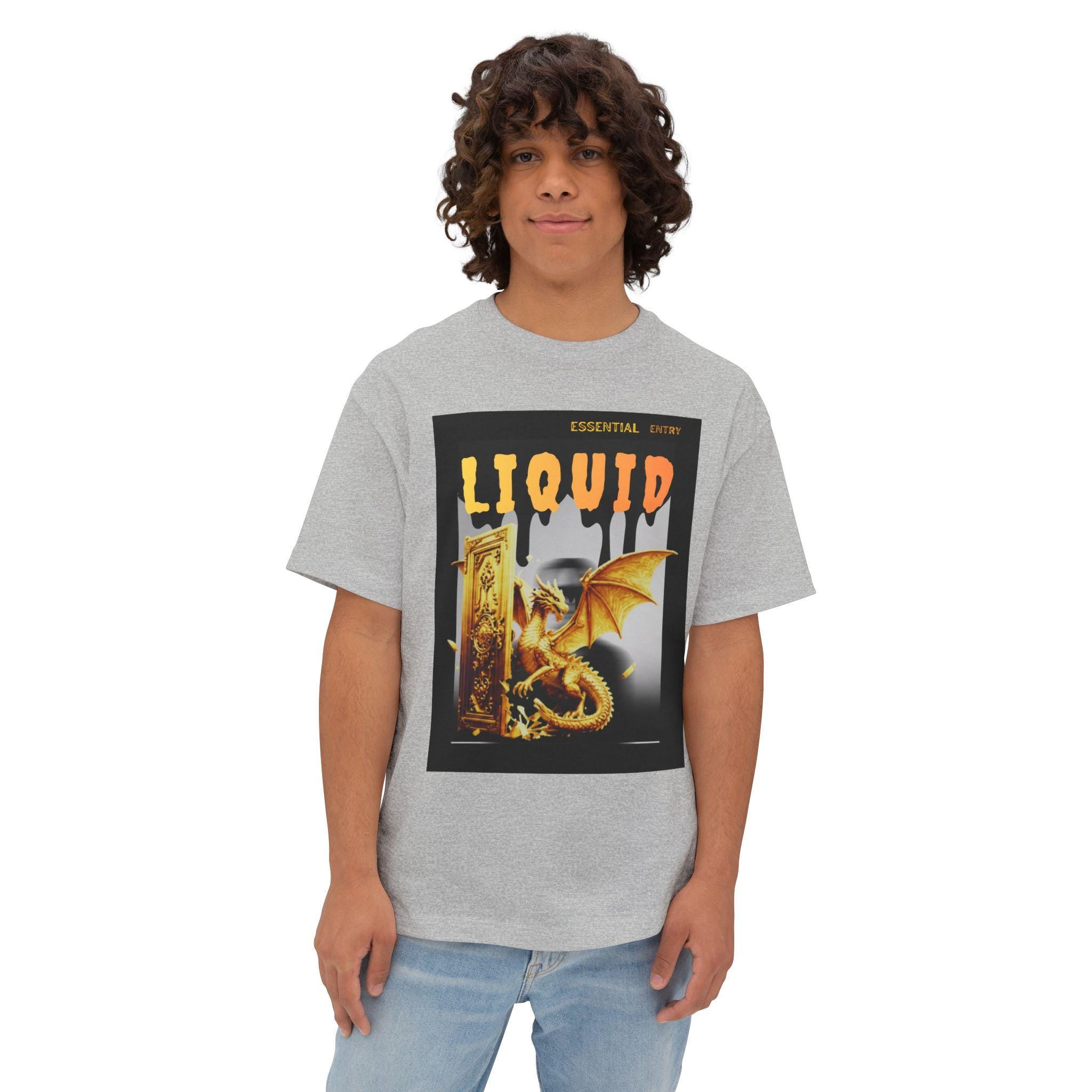 Liquid Dragon Port || Unisex Oversized Boxy Tee