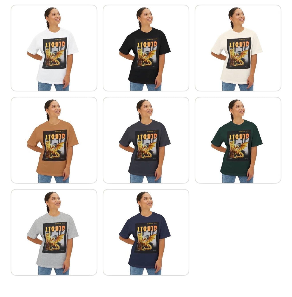 Liquid Dragon Port || Unisex Oversized Boxy Tee