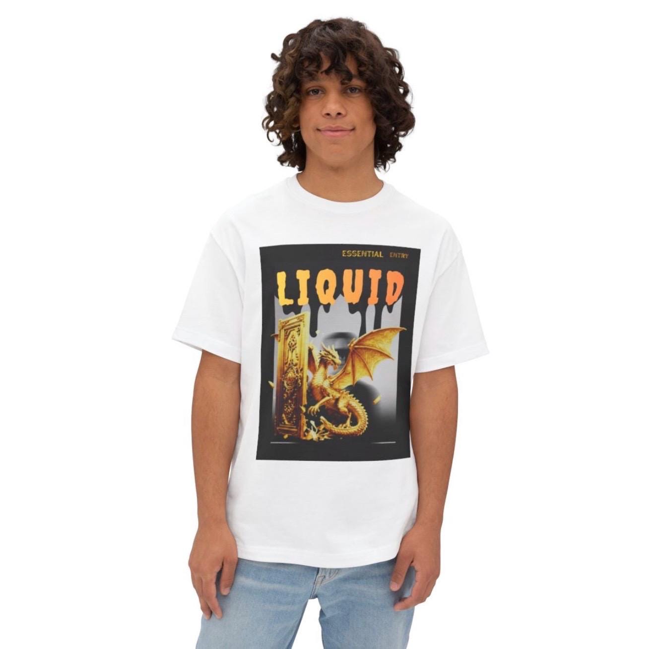 Liquid Dragon Port || Unisex Oversized Boxy Tee