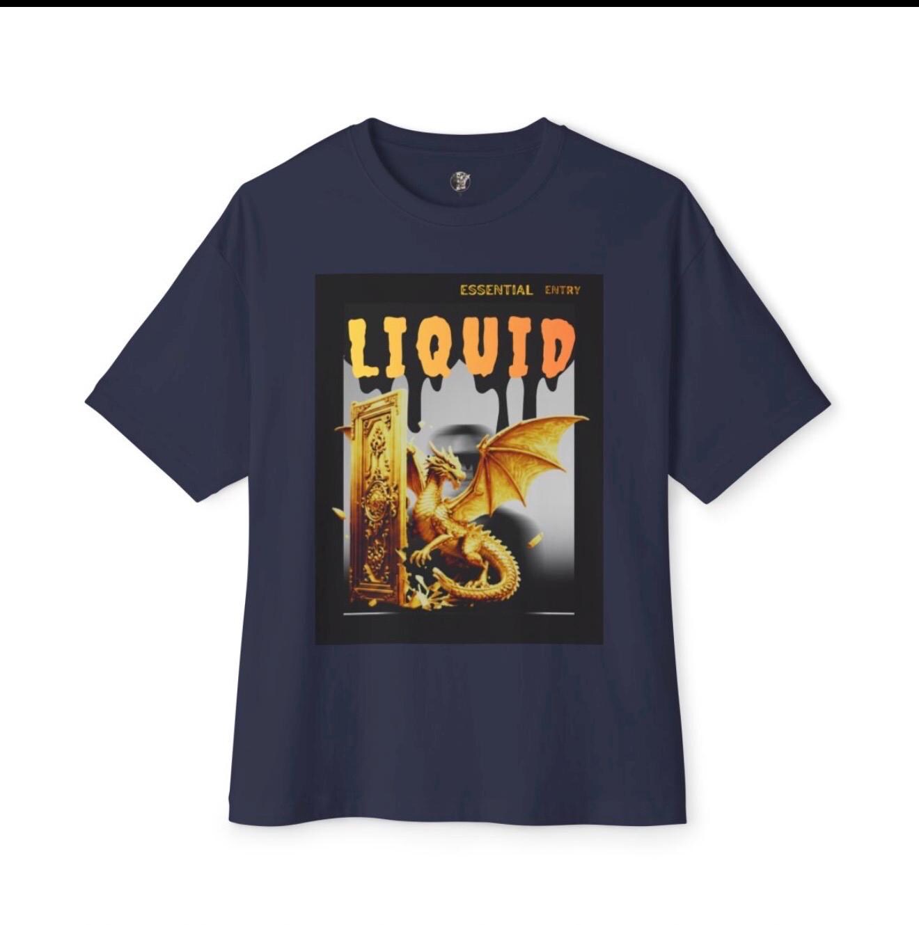 Liquid Dragon Port || Unisex Oversized Boxy Tee