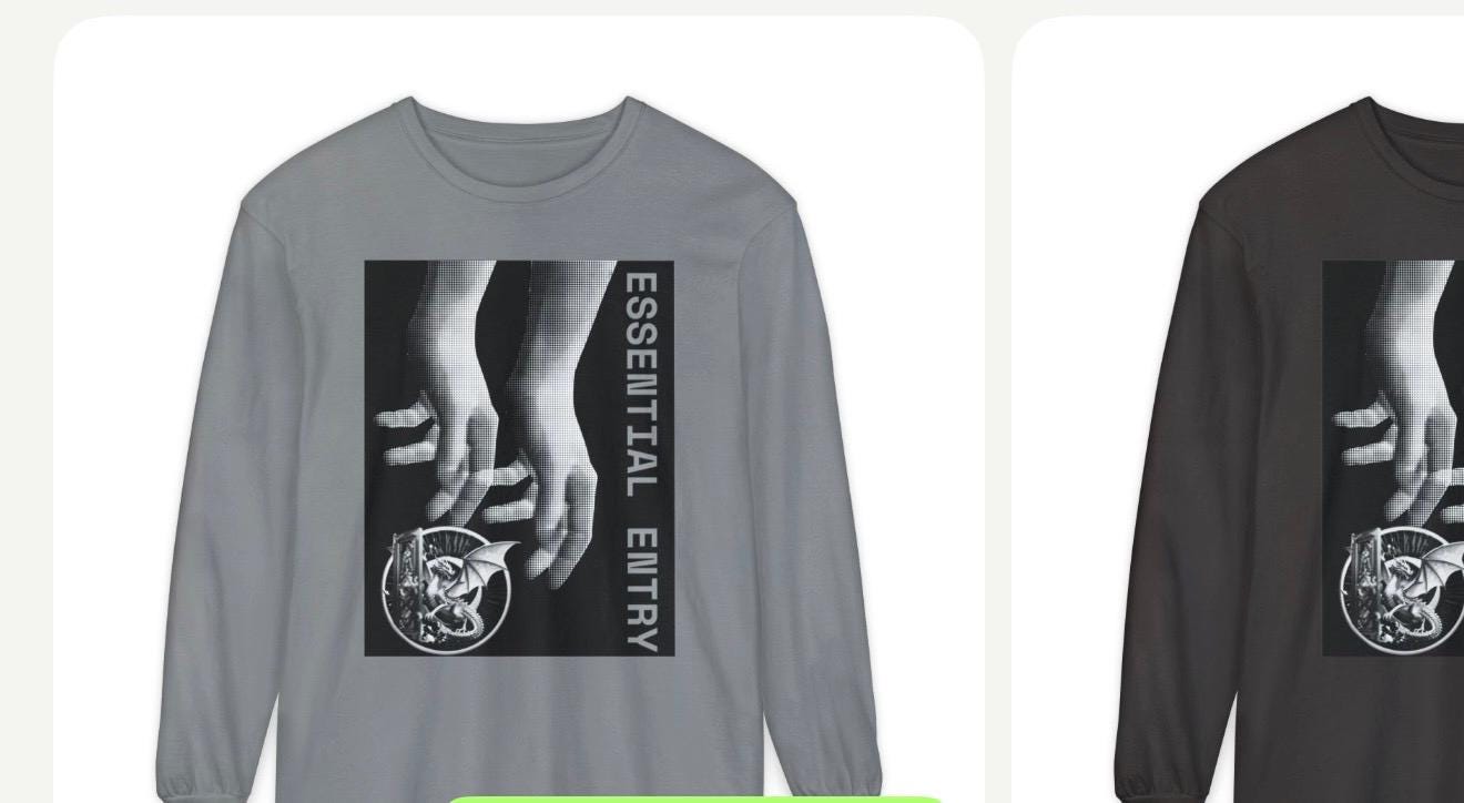 Essential Entry Dragon’s Grasp Unisex Tee – Embrace Power & Simplicity”