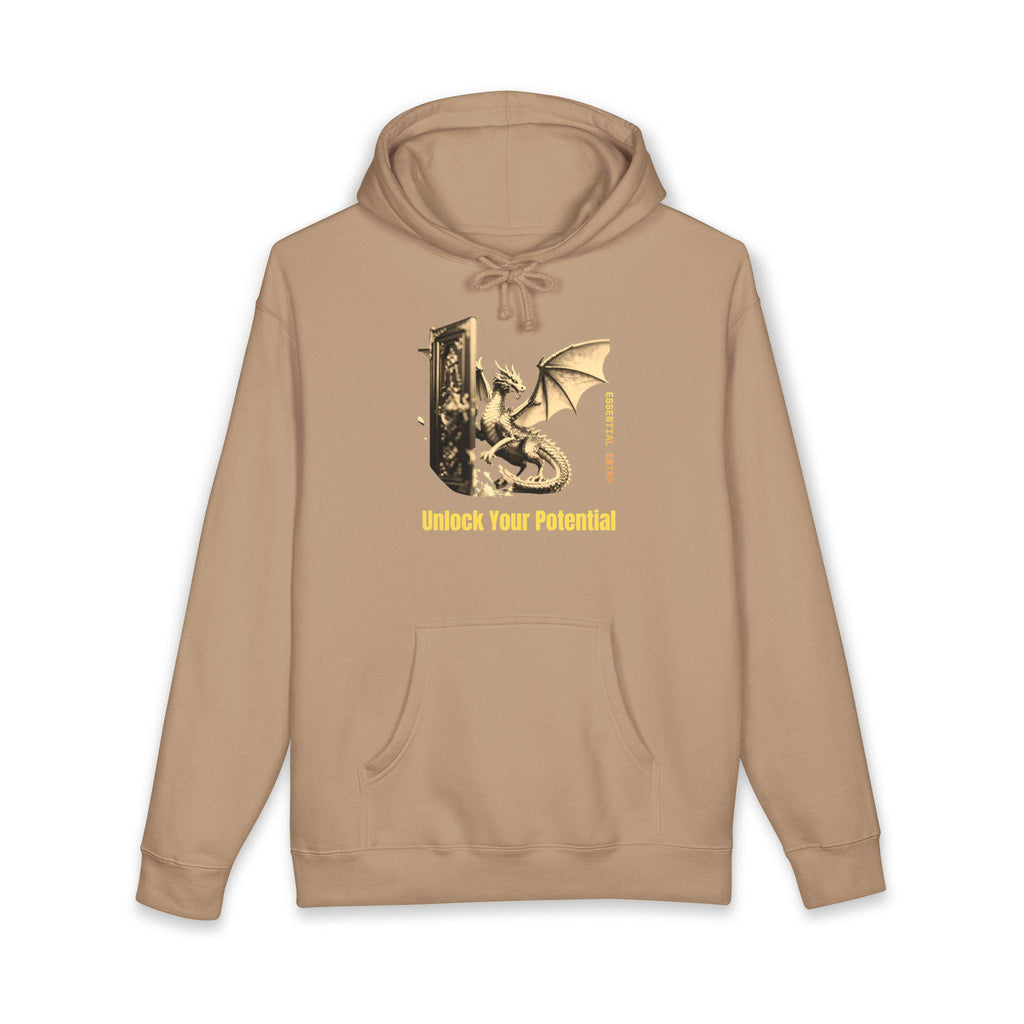 Golden Dragon Hoodie – Heavyweight Fleece Lined Sweatshirt Unlock Potential