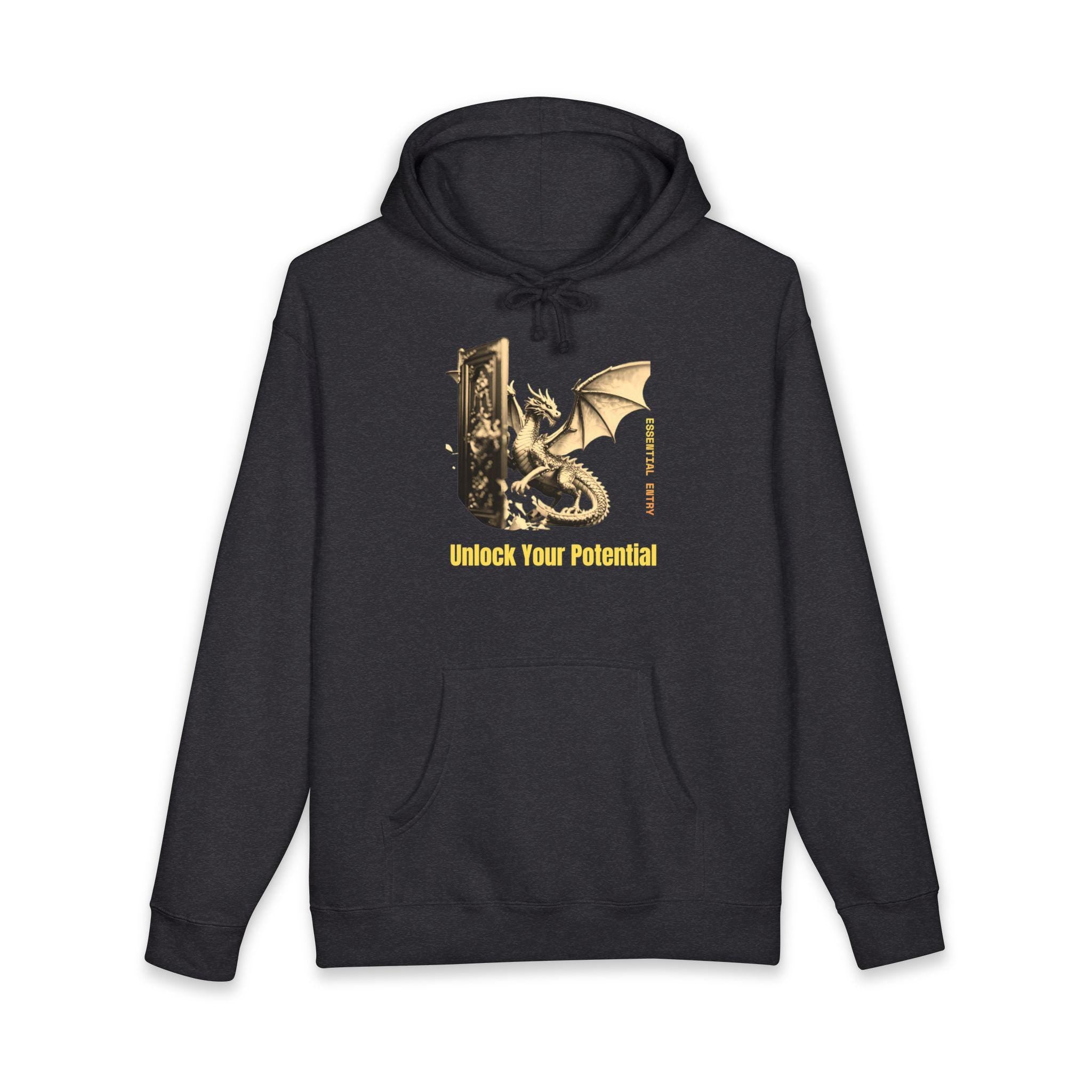 Golden Dragon Hoodie – Heavyweight Fleece Lined Sweatshirt Unlock Potential