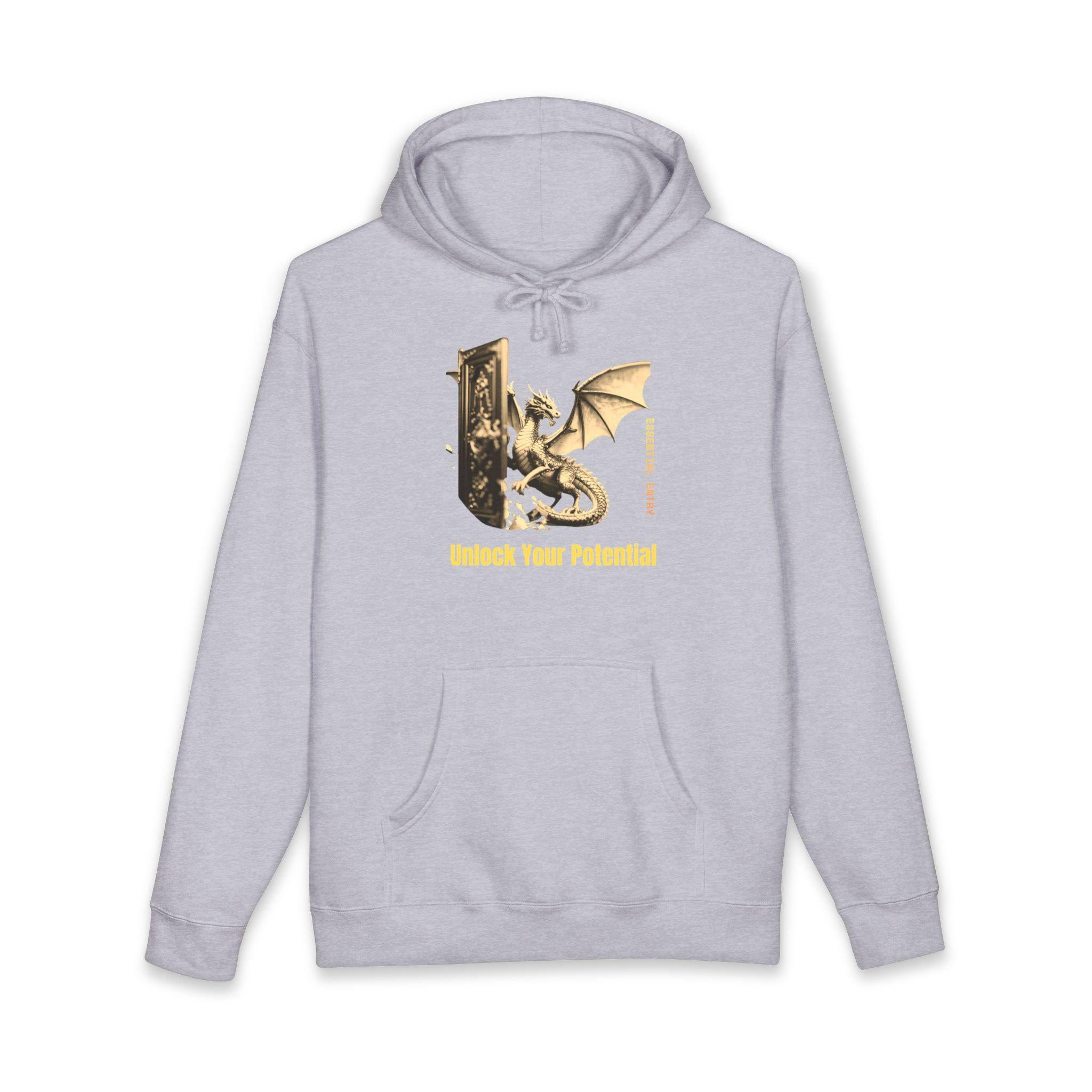 Golden Dragon Hoodie – Heavyweight Fleece Lined Sweatshirt Unlock Potential