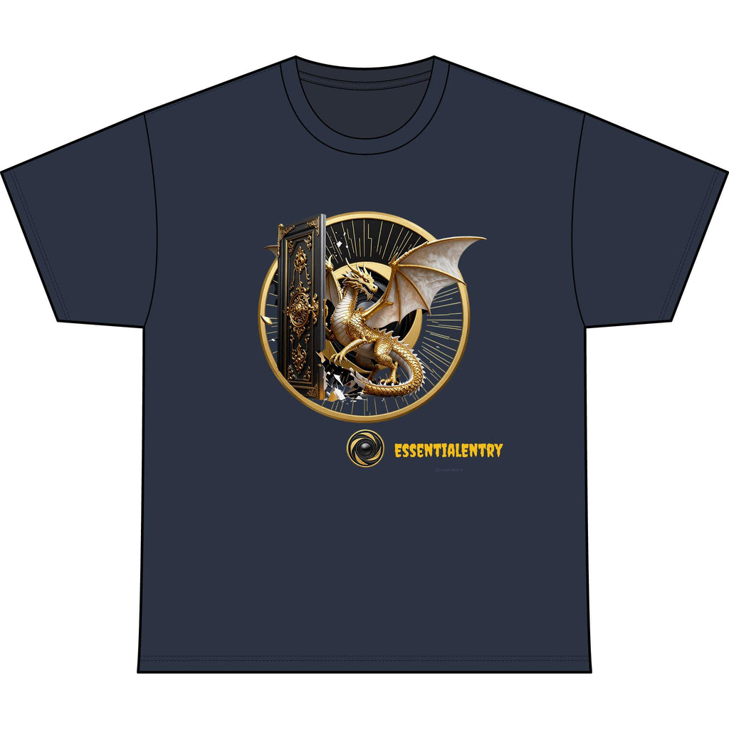 Essential Entry Golden Dragon Unisex Heavyweight Tee”