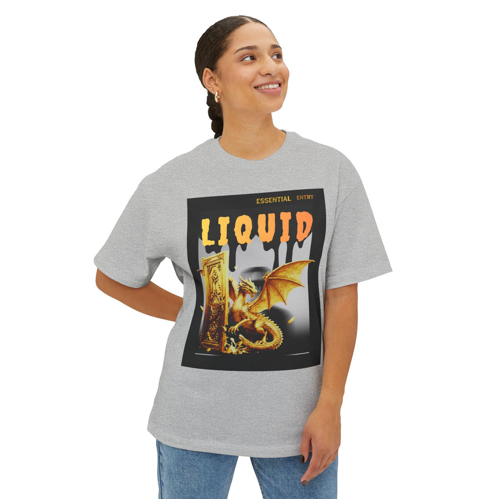 Liquid Dragon Port || Unisex Oversized Boxy Tee