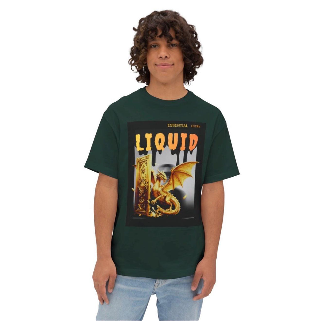 Liquid Dragon Port || Unisex Oversized Boxy Tee