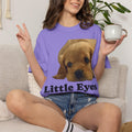 Puppy Dog T-Shirt, Little Eyes Big Love Graphic Tee, Comfort Colors 1717 Cotton